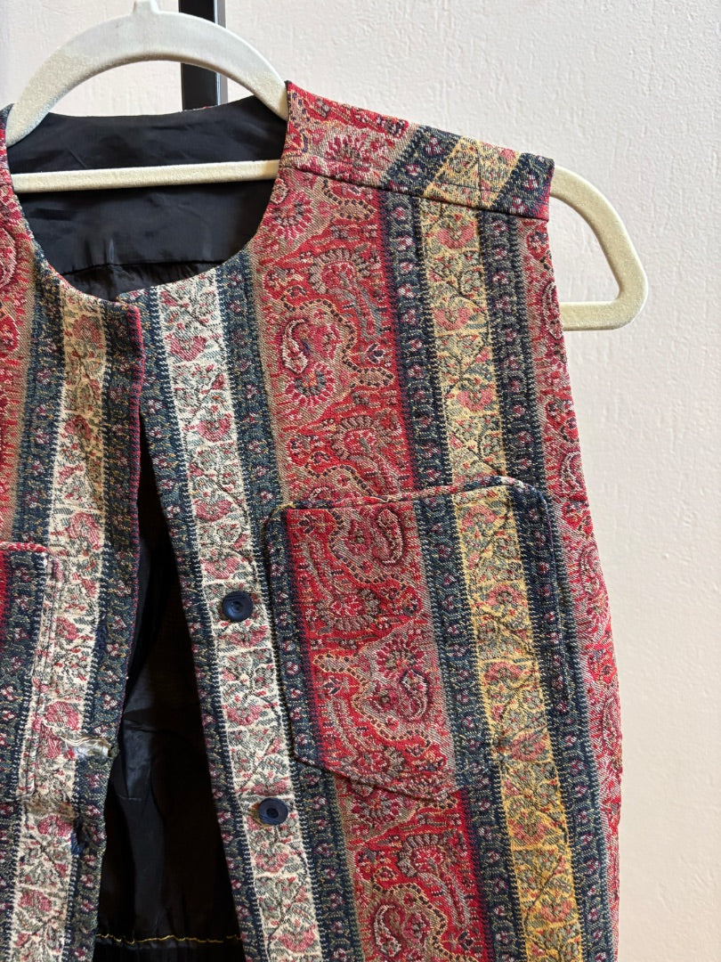 *Handmade | Tapestry Vest (S)
