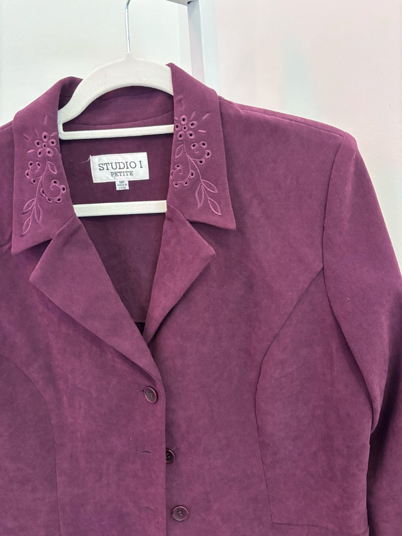 *Studio 1 | Suede Blazer (16)