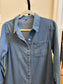 *No Label | Chambray Long sleeve midi dress  (M)