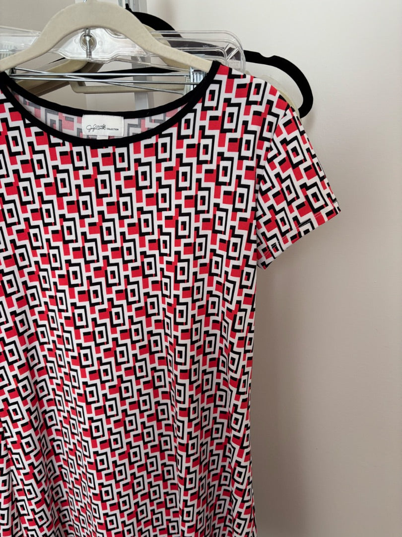 *Jaclyn Smith | Geometric Dress (M)
