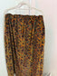 *1970s | Velvet Floral Skirt (S)