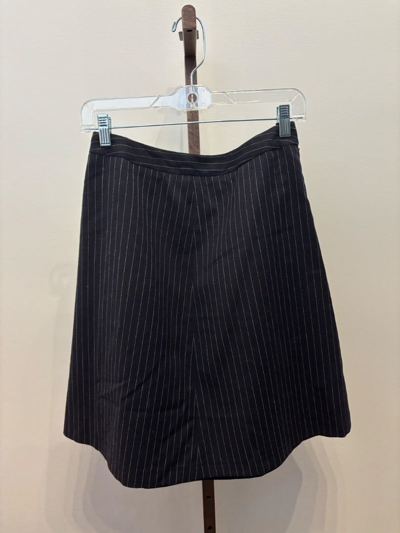 *Fashion Gallery | Wool Pinstripe Skirt (10P)