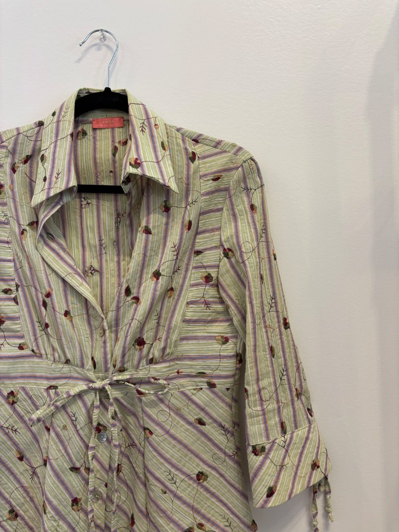 *Omai Italy | Collared Blouse (M)