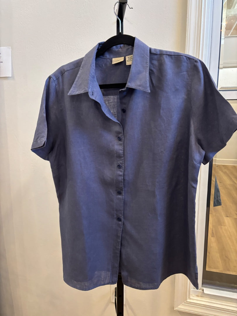 *LL Bean | Linen Button up dress shirt (M)