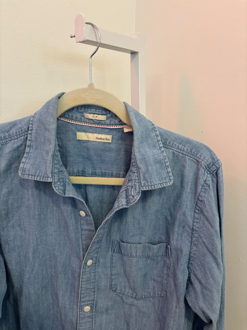 *Hawker Rye | Denim Button-Up (M)