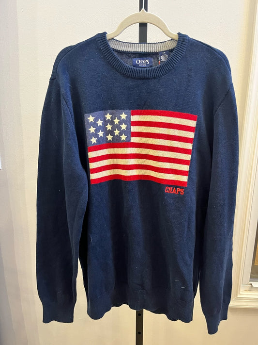 *Chaps | American Flag Sweater (L)