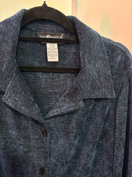 *Sag Harbor | Cozy Shirt-Jacket (XL)