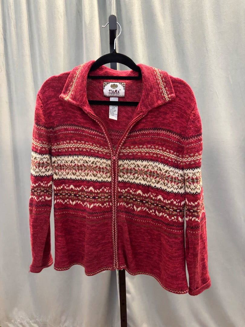 *Tiara | Zip Collared Sweater (M)