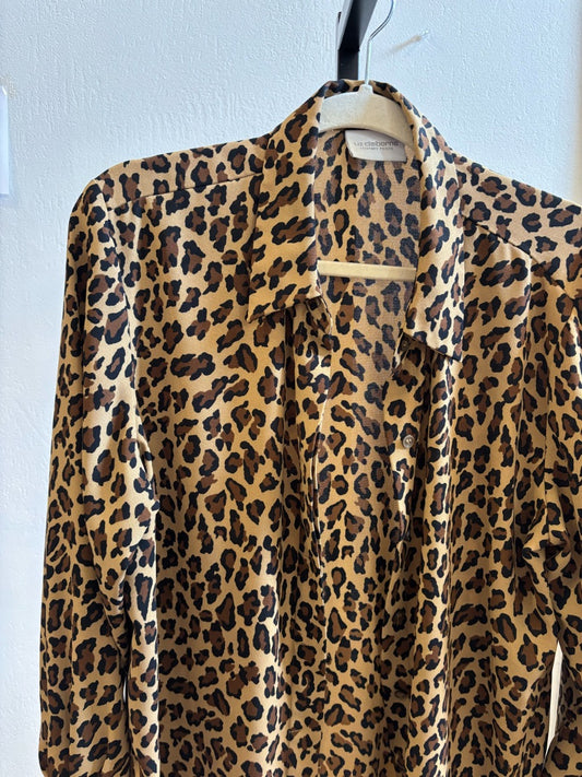 *Liz Claiborne | Leopard Shirt (L)