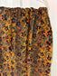 *1970s | Velvet Floral Skirt (S)