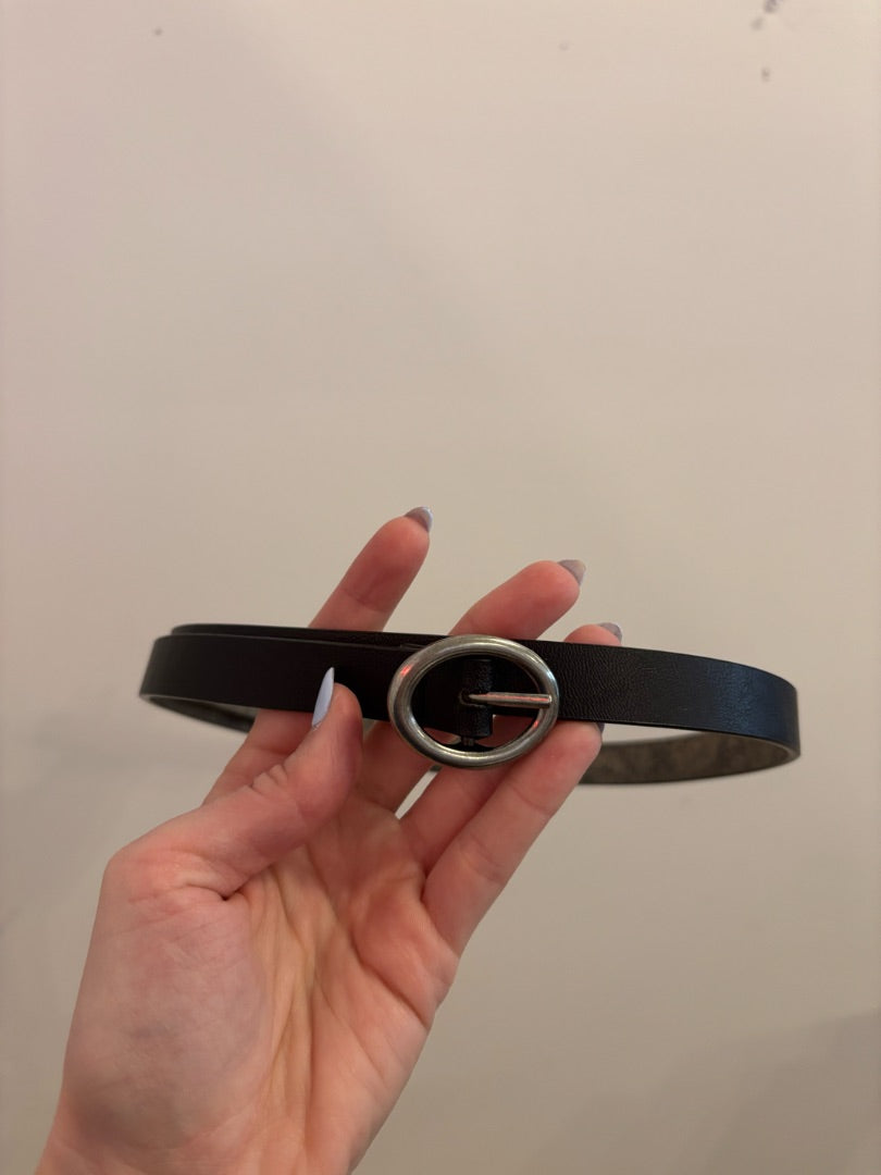*VTG | Thin Black Belt (M)