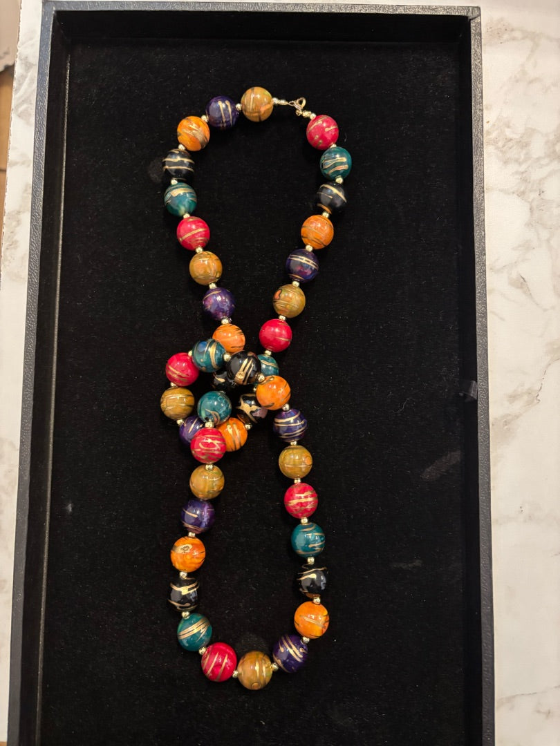 *VTG | Colorful Round Beads (Mid-Length)