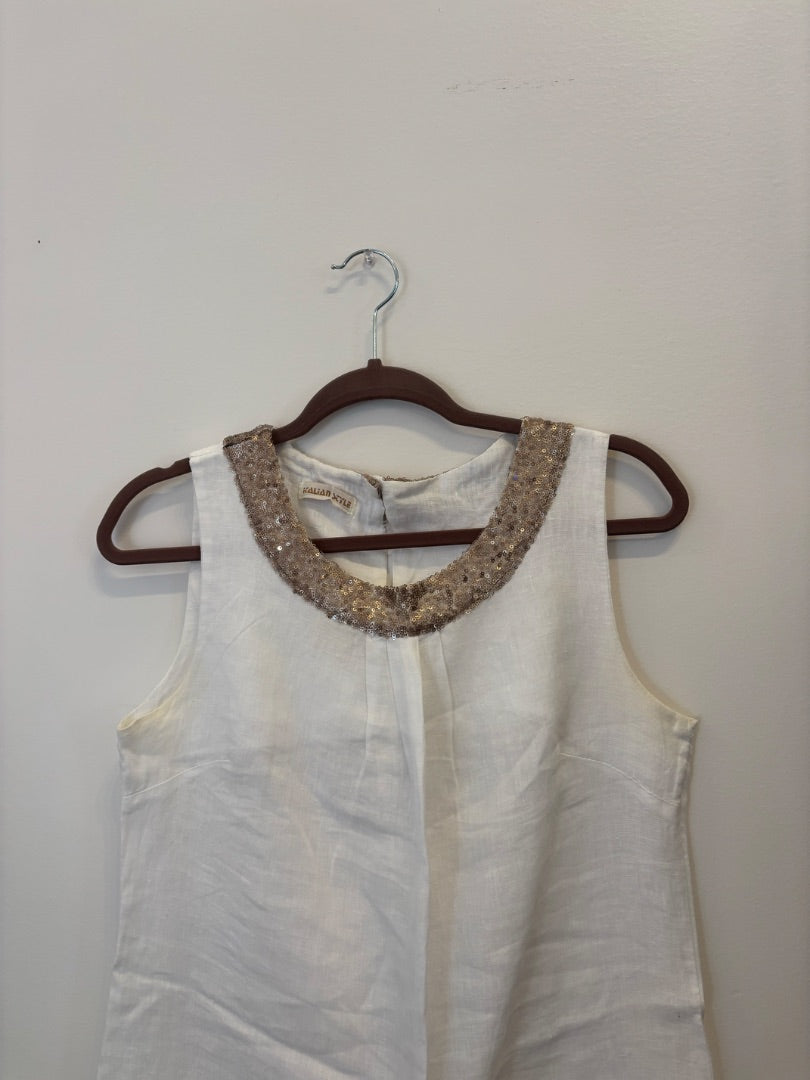 *Italian Style | Linen Dress (M)