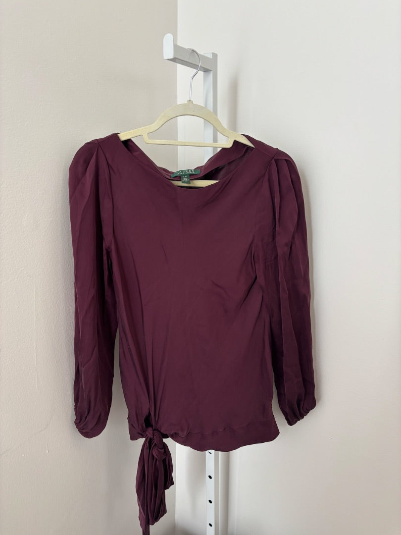 *Ralph Lauren | 100% Silk Blouse (S)