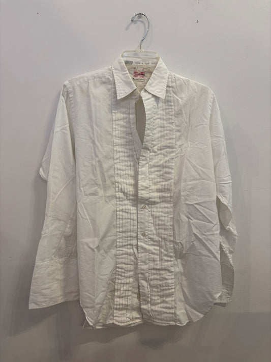 *Saks Fifth Ave | Tuxedo Shirt (M)