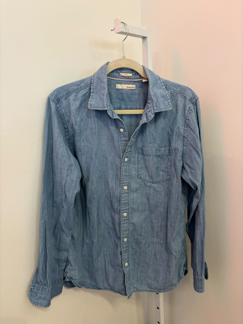 *Hawker Rye | Denim Button-Up (M)