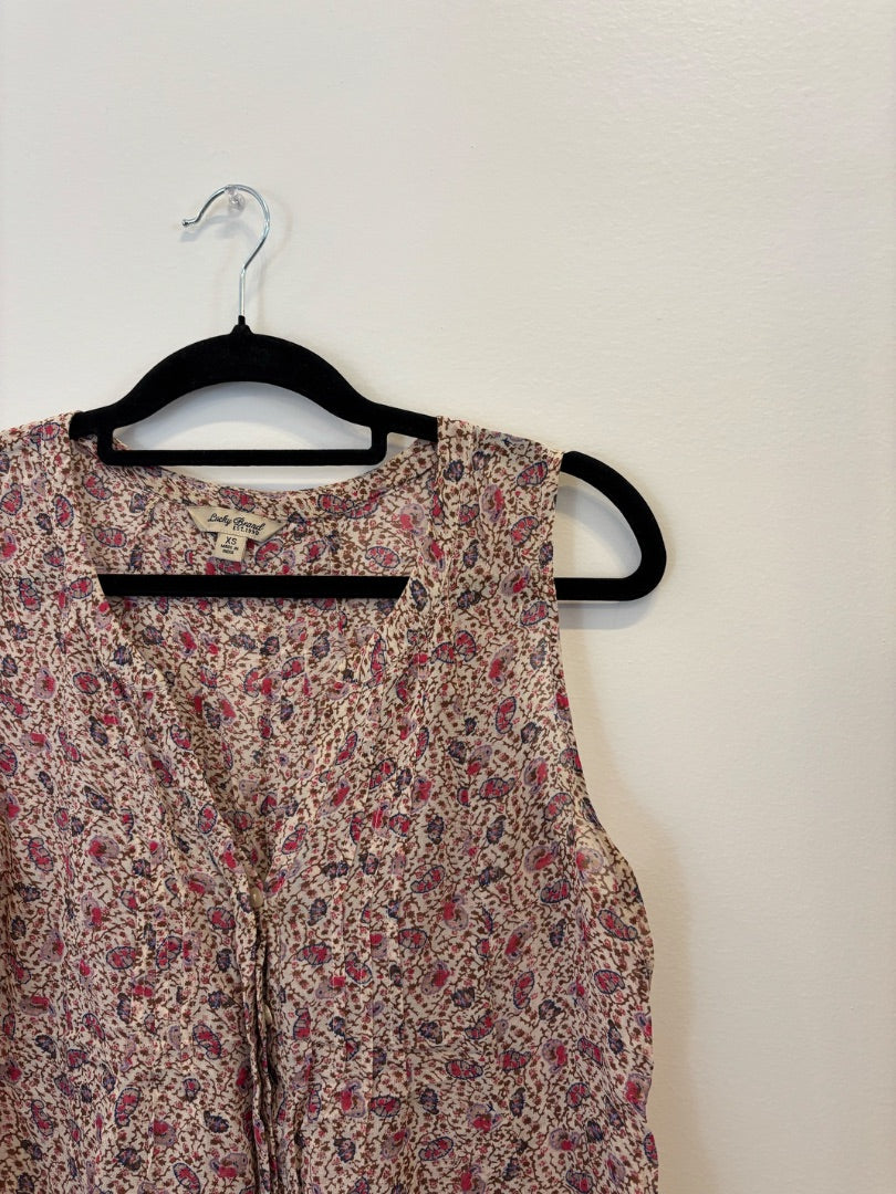 *Lucky Brand | 100% Silk Tank (XS)