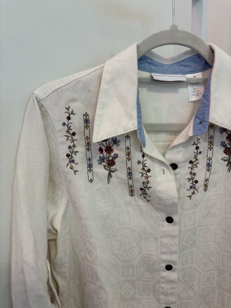 *Alfred Dunner | Floral button up (10)