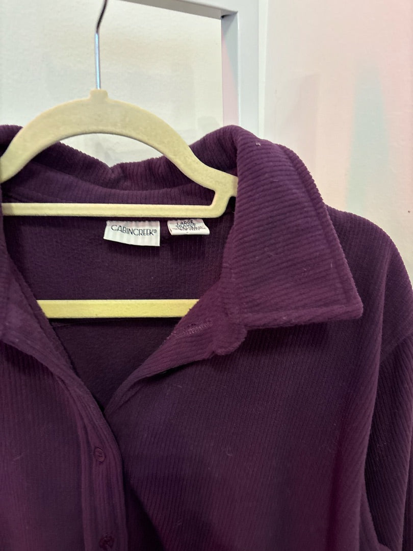 *Cabin Creek | Corduroy Button Up (L)